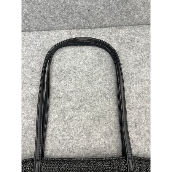 Vera Bradley Giraffe Print Black Straw Tote Bag Purse - Picture 16 of 16